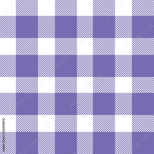 Modern Deep White Seamless Tartan Textile Design Variant 745