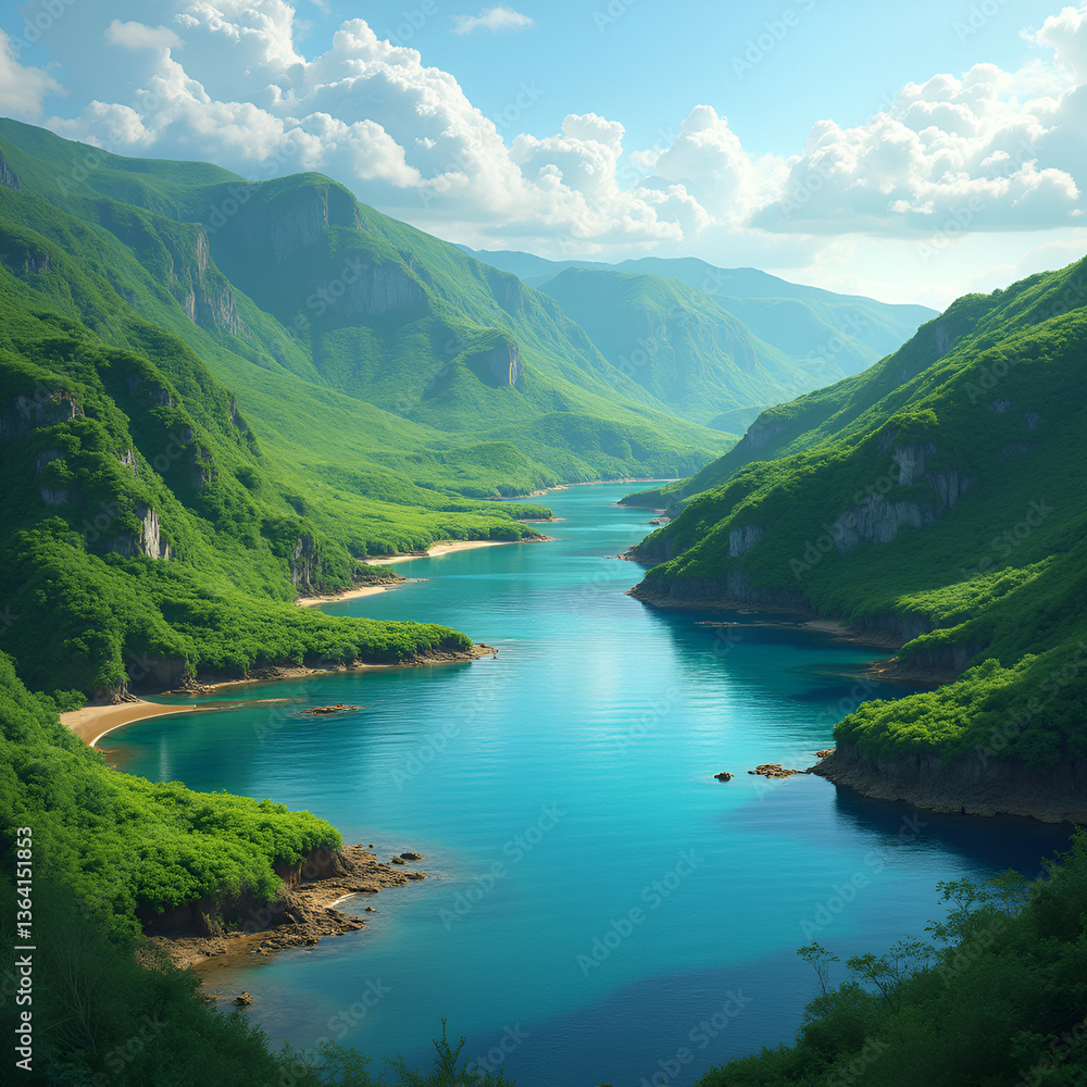 mountain lake in the mountains mountain lake in the mountains