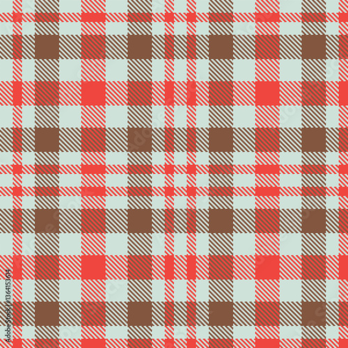 Modern Seamless Tartan in Dusty Light Grey tones Textile Design Variant 788