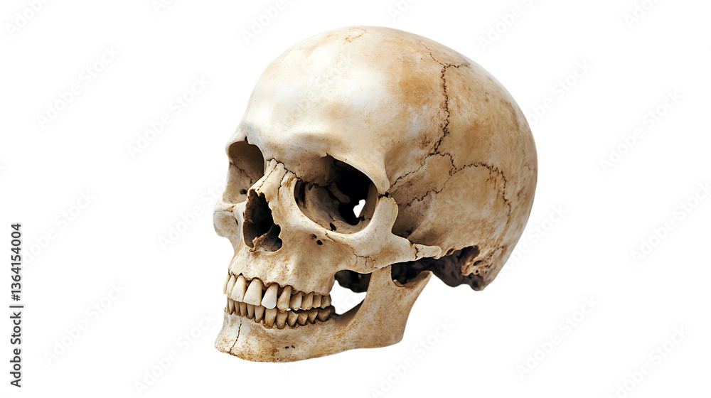 Obraz premium human skull png
