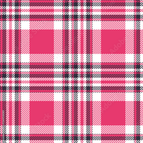 Modern Neon Dark Seamless Tartan Textile Design Variant 838