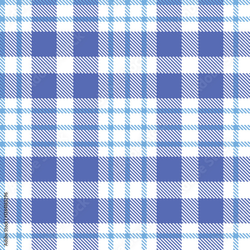 Modern Metallic White Seamless Tartan Textile Design Variant 900