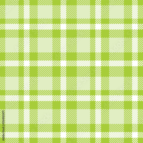 Modern Warm Snot Green Seamless Tartan Textile Design