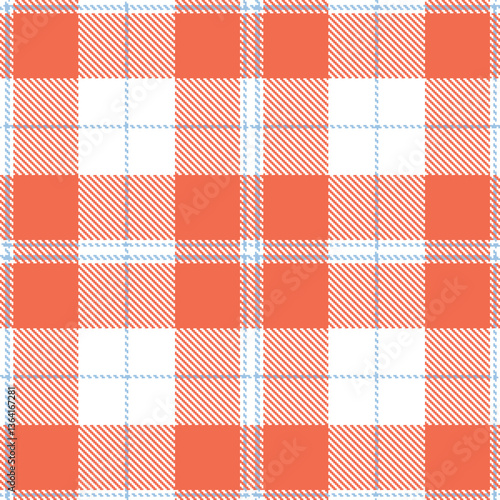 Modern Seamless Tartan in Warm White tones Textile Design Variant 937