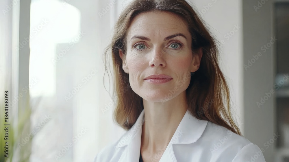 Confident female doctor in white coat, embodying professionalism and trust in healthcare.
Confident female doctor in white coat, embodying professionalism and trust in healthcare.
