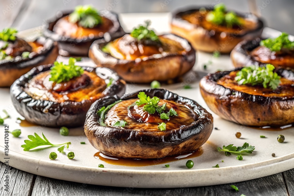 Grilled Portobello Mushrooms with Balsamic Glaze Grilled Portobello Mushrooms with Balsamic Glaze