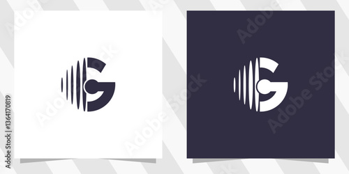 letter g logo design vector
