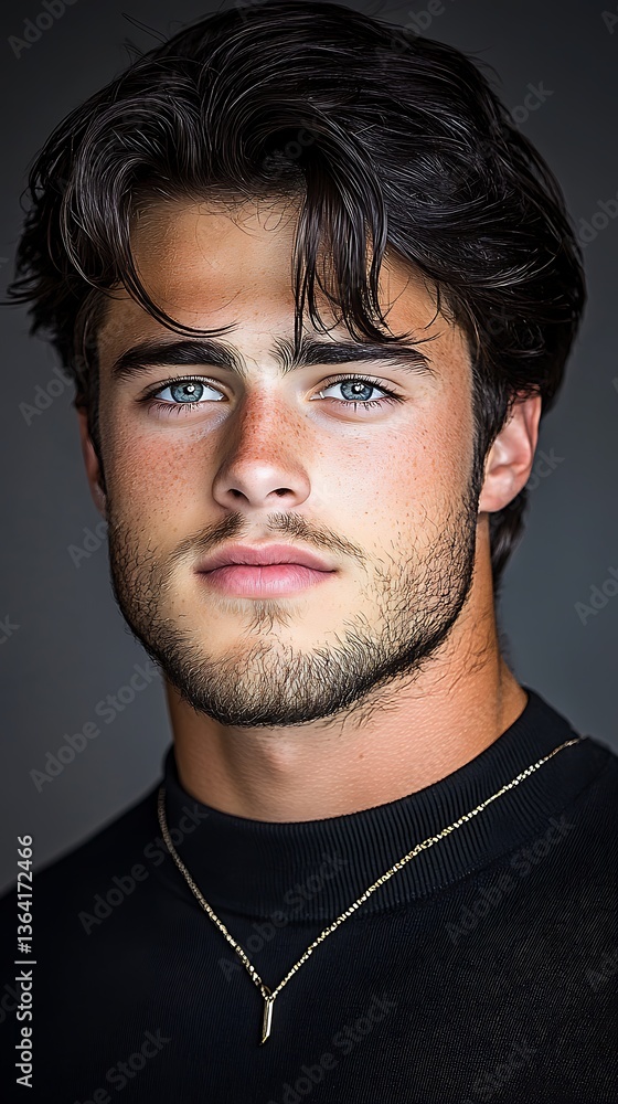 Fototapeta premium Man Portrait Studio Shot (2)