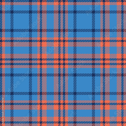 Modern Seamless Tartan in Soft Marine tones Textile Design Variant 1054