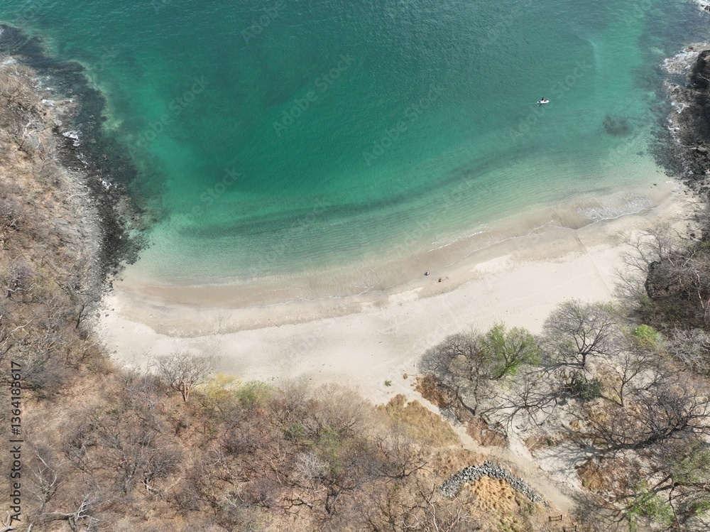 Playa Zapotillal, paradise of Guanacaste, Costa Rica