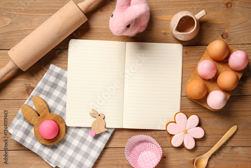 Easter baking recipe notebo...