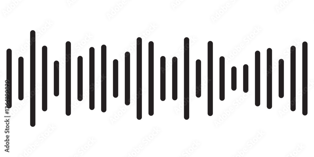 Sound waves icon Vector Sound waves design template. Set of podcast sound waves design eps 10 Sound waves icon Vector Sound waves design template. Set of podcast sound waves design eps 10
