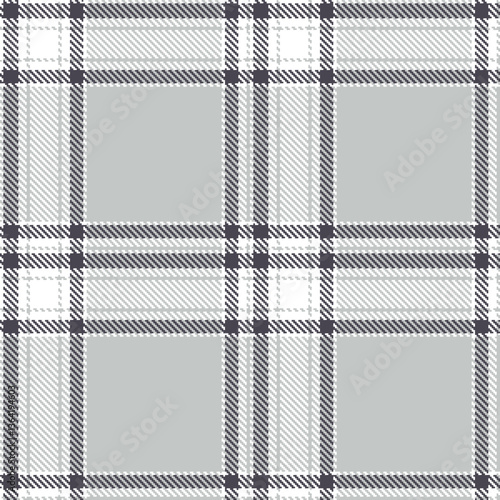 Modern Light White Seamless Tartan Textile Design Variant 1209