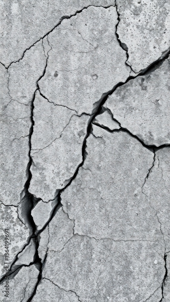 Obraz premium Black and white rock texture. Stone background. Old weathered mountain surface. Macro. Grunge background.