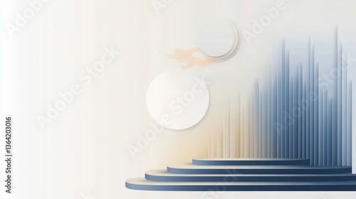 Abstract Modern Business Background  Growth  Success  and Progress