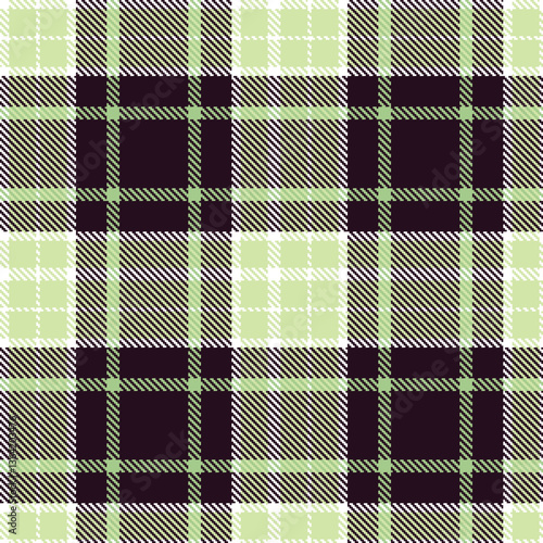 Modern Dusty White Seamless Tartan Textile Design Variant 1318