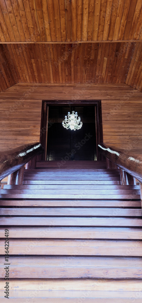 Wooden buddhist temple