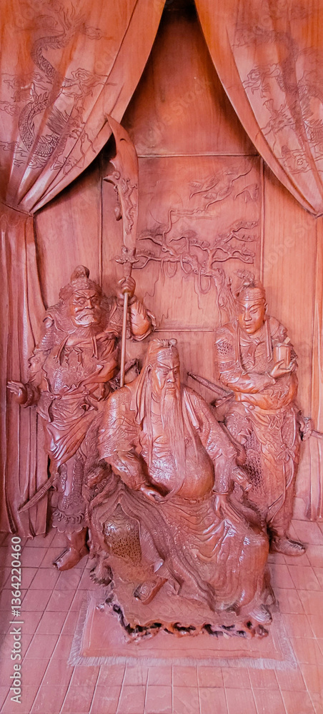 Chinese wooden carving