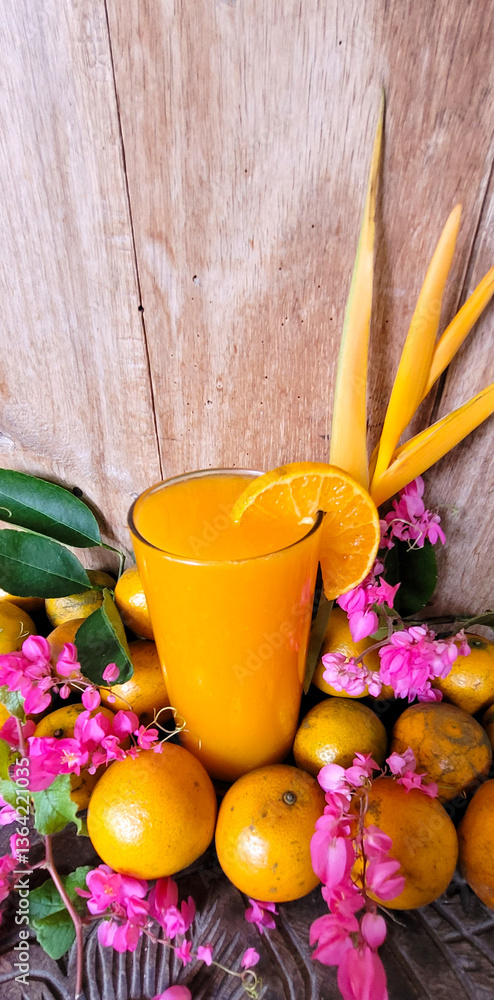 Fresh orange juice