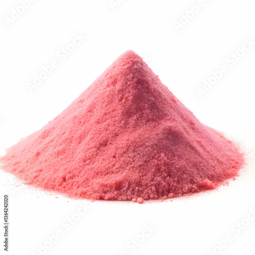 red and white powder