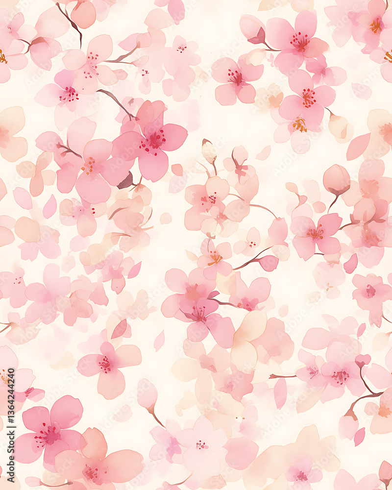 Creative 2D Doodle seamless pattern Floral or flower Illustrations Creative 2D Doodle seamless pattern Floral or flower Illustrations