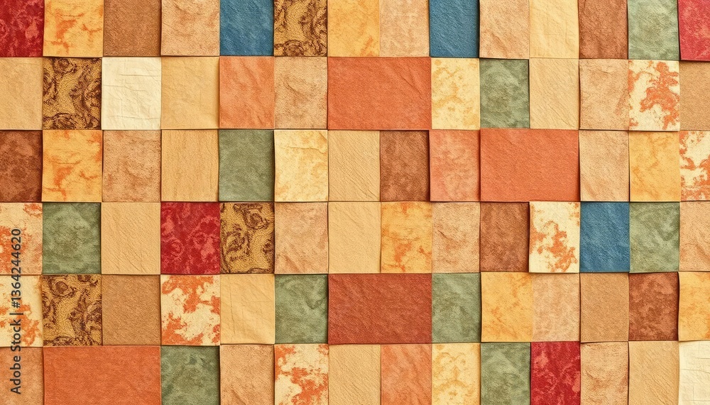 Colorful textured squares Colorful textured squares