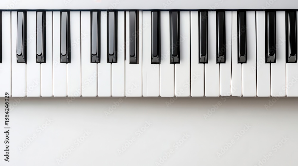 Fototapeta premium A close up image of a piano or keyboard instrument