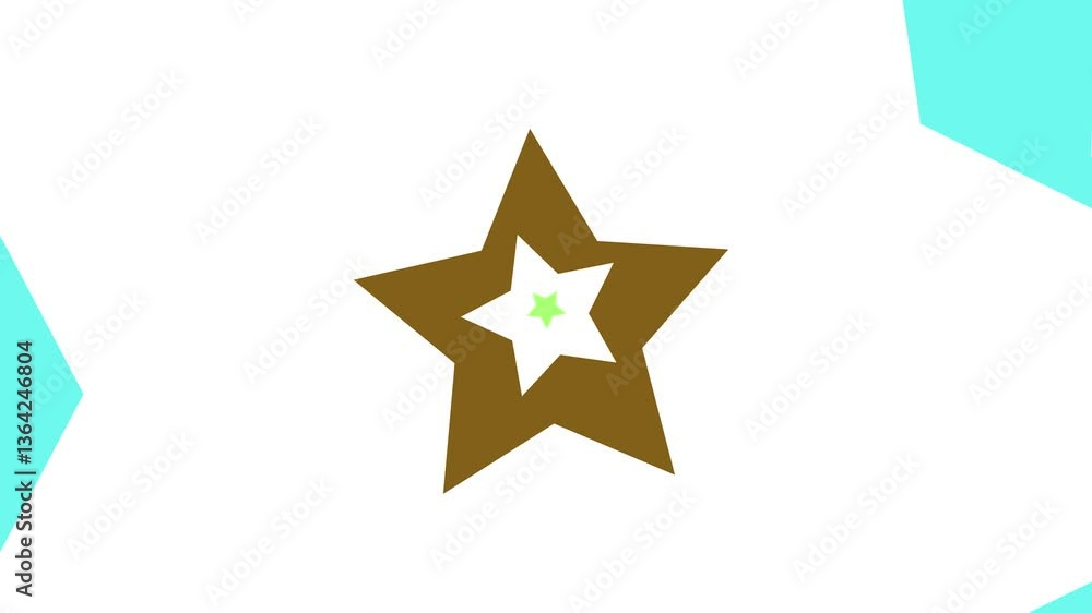 Colorful Expanding Star Overlay Animation Colorful Expanding Star Overlay Animation