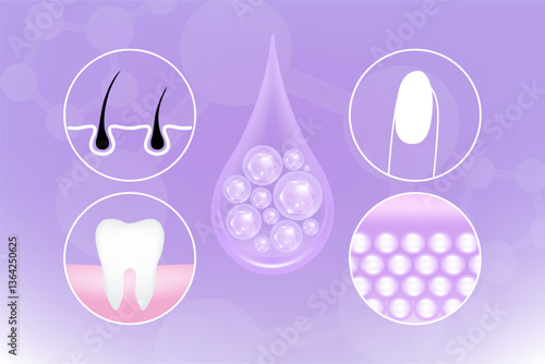 ampoule; anti aging; antioxidant; art; atom; backdrop; banner; beautiful; beauty; biology; biotechnology; branding; bright; cell; clean; collagen; concept; copy space; cosmetic; design; dna; drop; ele