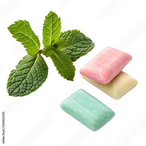 Mint Gum, Fresh Breath, Candy