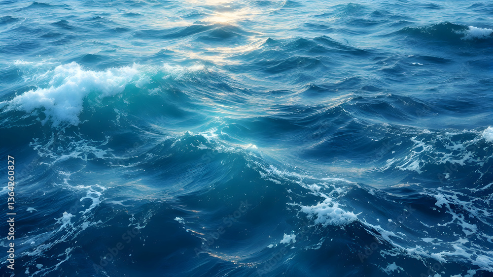 Blue water wave Blue water wave