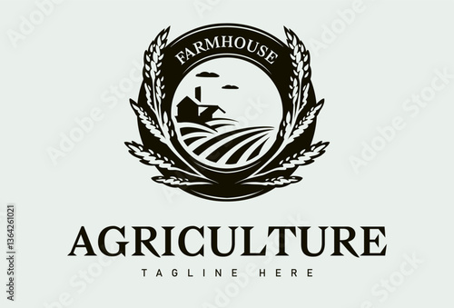 Farmhouse vintage logo design