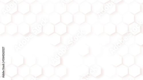 Honeycomb pattern with hexagon mesh. Texture bee comb grid. Flat vector illustration isolated on white background.