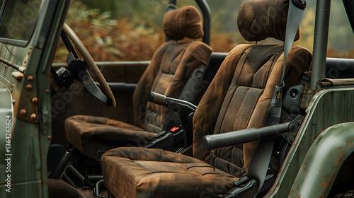 Showcasing the Vintage Charm and Utility of YJ Wrangler Bucket Seats