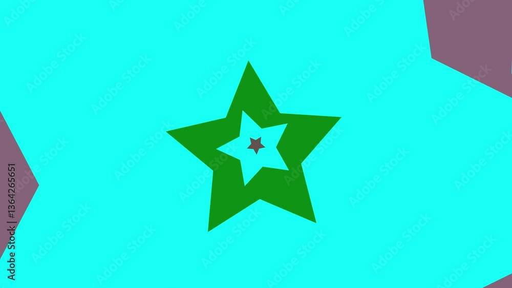 Colorful Expanding Star Overlay Animation Colorful Expanding Star Overlay Animation