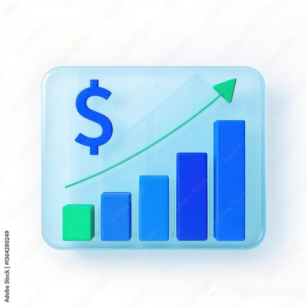Financial Growth Money Investment and Wealth Profit Concept, Generative AI Financial Growth Money Investment and Wealth Profit Concept, Generative AI