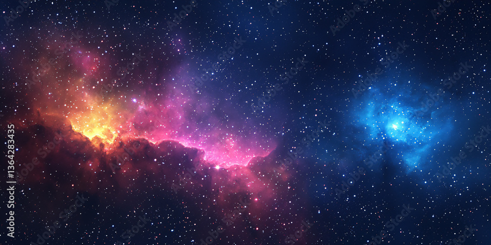 Naklejka premium cosmic stellar nursery