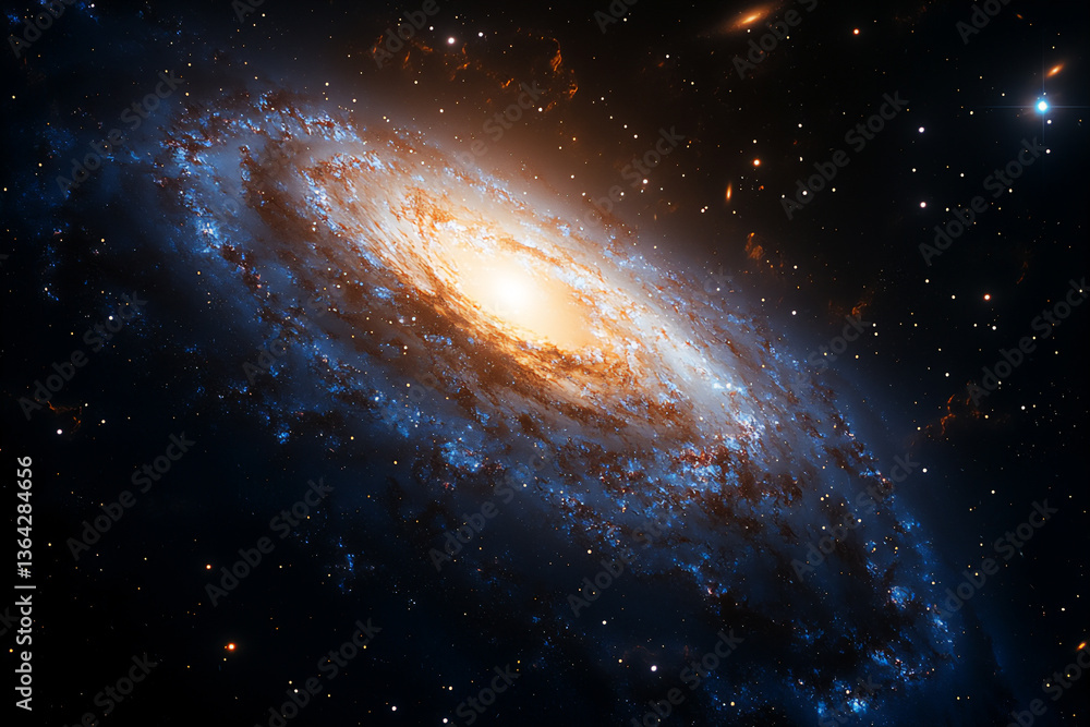 Fototapeta premium cosmic whirlpool galaxy