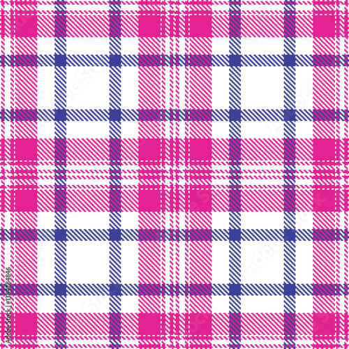Modern Seamless Tartan in Iridescent White tones Textile Design Variant 2207