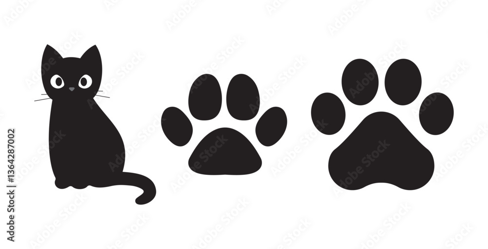 Fototapeta premium paw cat