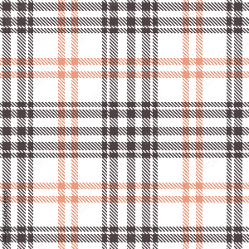 Modern Cool White Seamless Tartan Textile Design Variant 2277