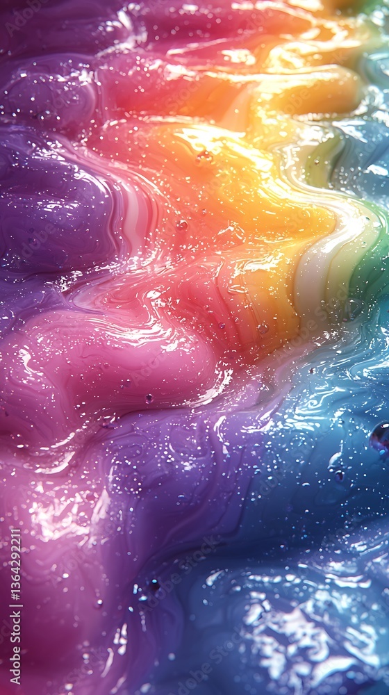 Fototapeta premium Colorful liquid paint motion high resolution images