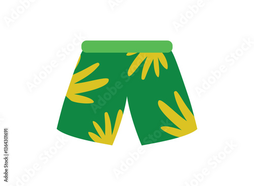 Illustration of an Clothes Short Pants Flat Icon