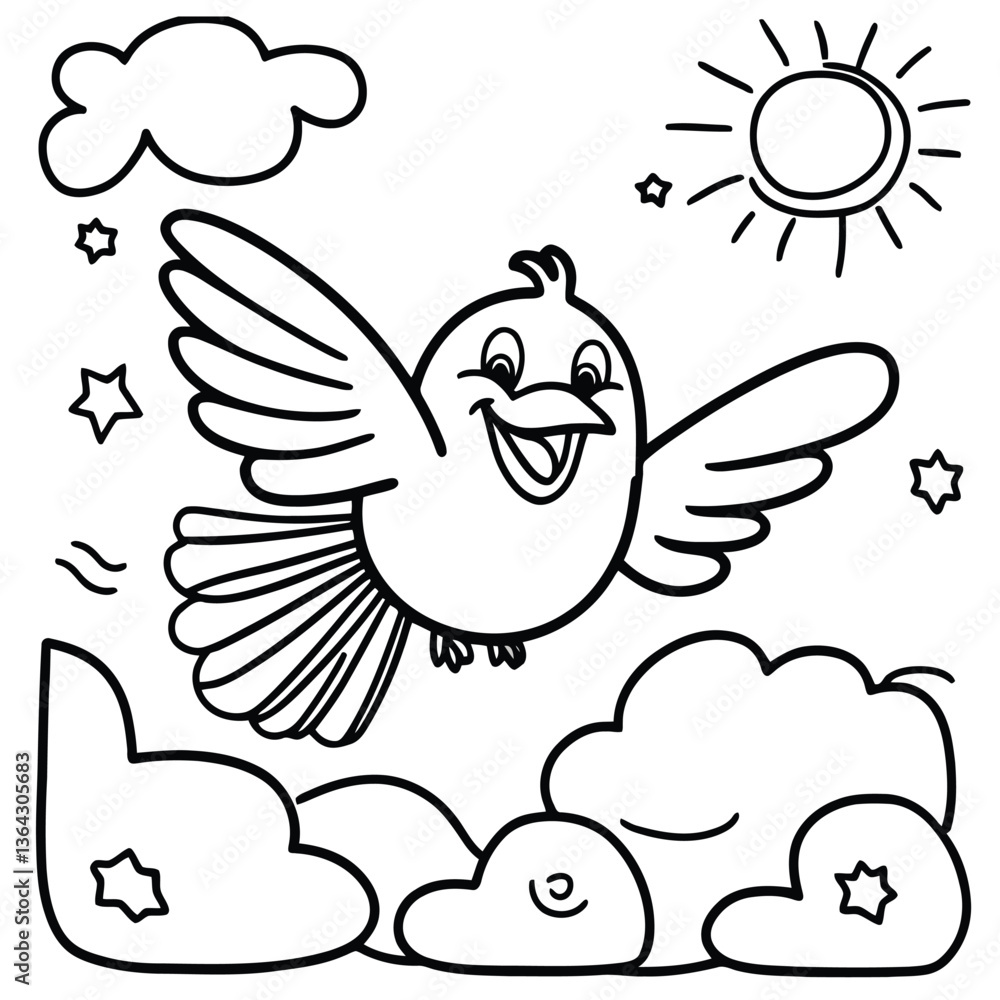 Playful Birds Chirping Together Playful Birds Chirping Together