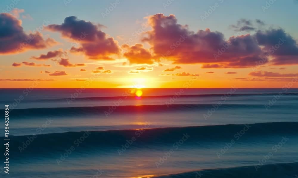 Tranquil Sea at Sunset: Sunlight Reflecting on Gentle Waves
Tranquil Sea at Sunset: Sunlight Reflecting on Gentle Waves