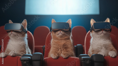 Virtual Reality Cats at Cin...