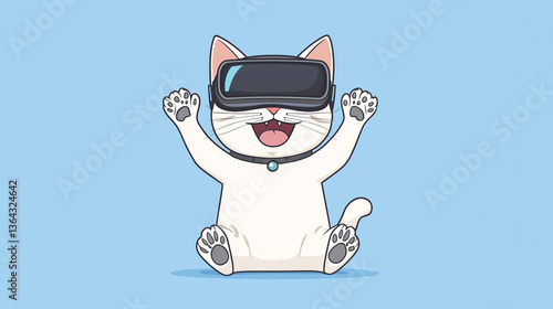 VR Cat: A playful cat, imme...
