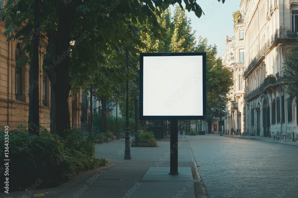 White Square Signboard Mockup in Outside for Logo Design Brand Presentation for Companies Ads White Square Signboard Mockup in Outside for Logo Design Brand Presentation for Companies Ads