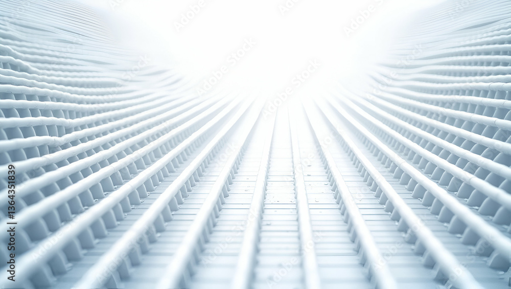 Futuristic Workplace Decor: Interlaced Digital Lines and Structured Rows for Advanced Brand Visuals in Photo Stock Concept with Striking Negative Space Futuristic Workplace Decor: Interlaced Digital Lines and Structured Rows for Advanced Brand Visuals in Photo Stock Concept with Striking Negative Space