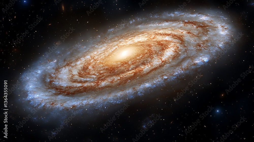 Spiral galaxy in deep space. (21) Spiral galaxy in deep space. (21)
